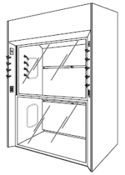 WB-MAX Walk In Laboratory Fume Hood