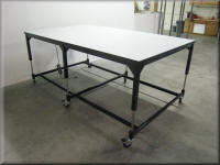 Adjustable Table with Full Time Casters