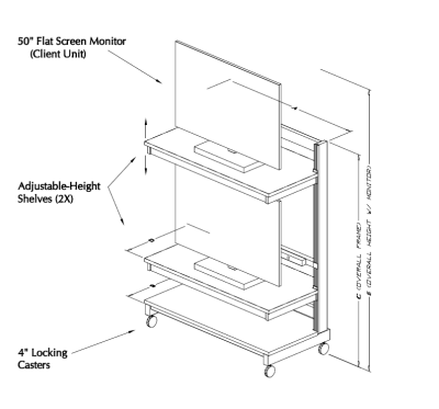 Heavy Duty Adjustable Shelf Workstation