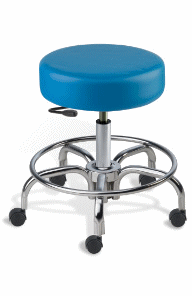 Laboratory Stool with Vacuum Formed Seat