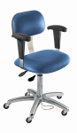 1Q-CR Series Pro-Duty Cleanroom Ergonomic Chair