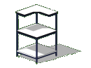 Workbench Corner Table Model F-103P-CNR