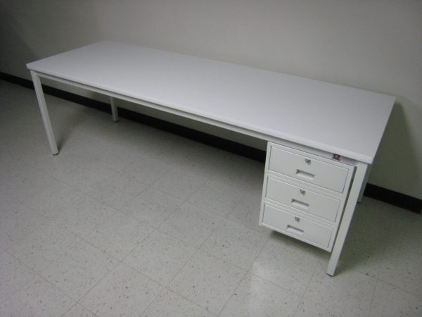 Economy Workbench A-109PE-01-WhiteeFrameWhiteTopUUU