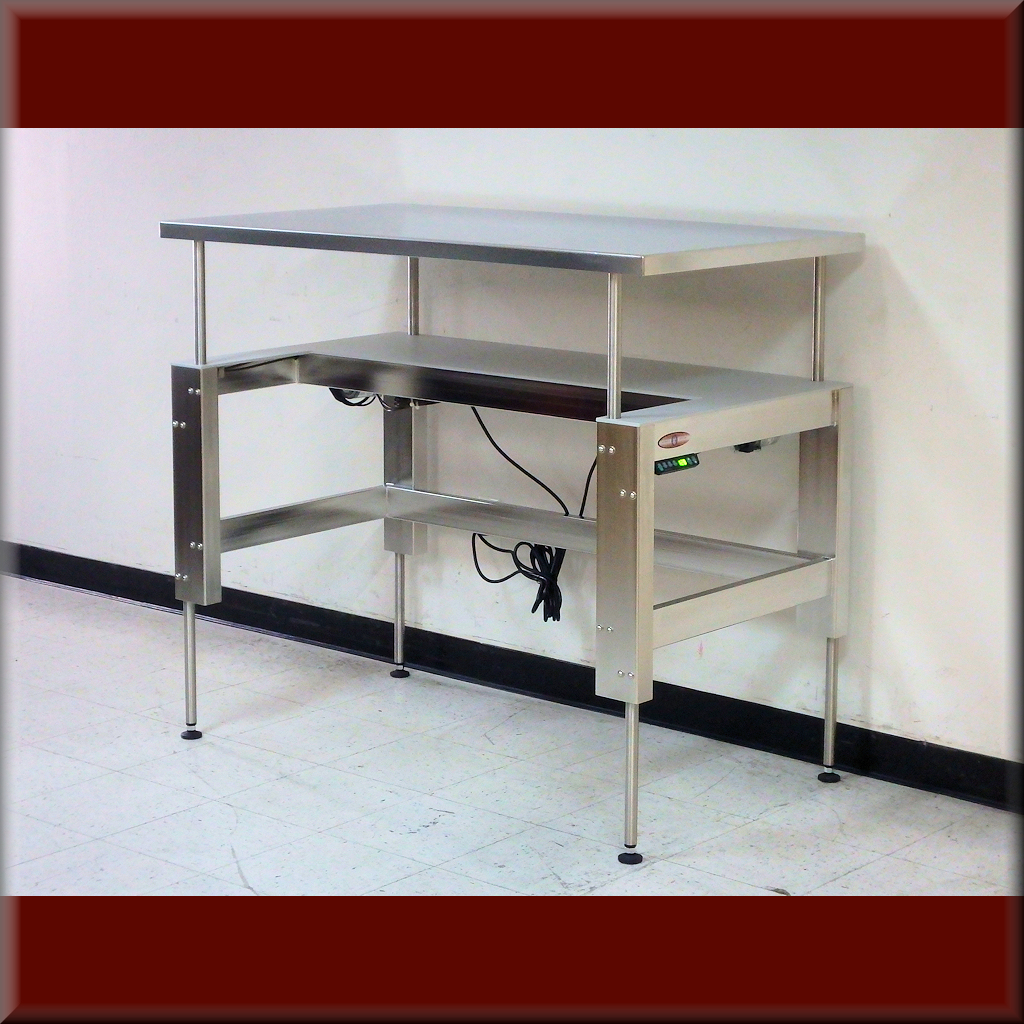 Dual Stage Lift Table A-107P-DSTG-SS-HYD12E-01